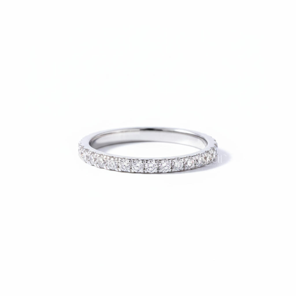 Half Eternity Natural Round Diamond Band - PearJewels Australia